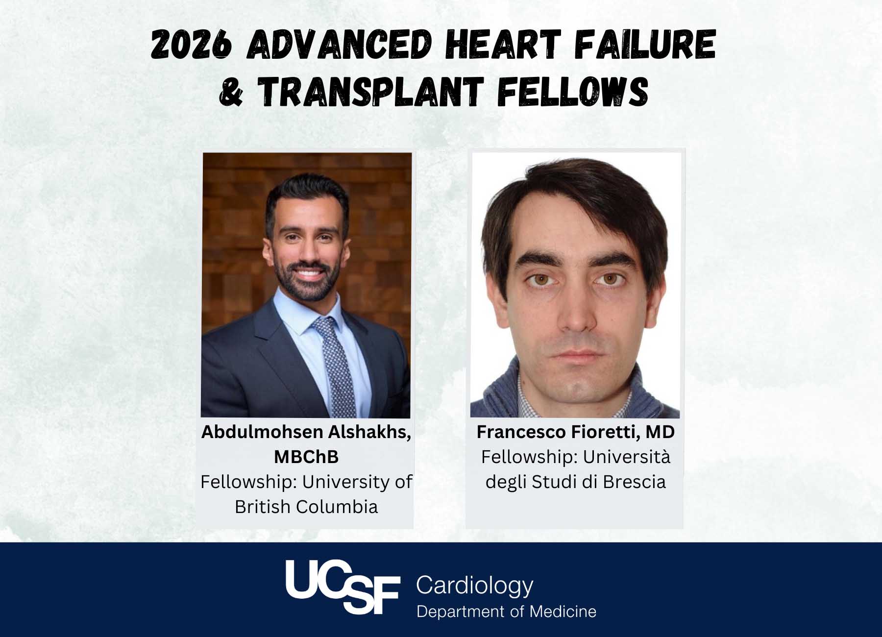 Advanced Heart Failure matches 2026