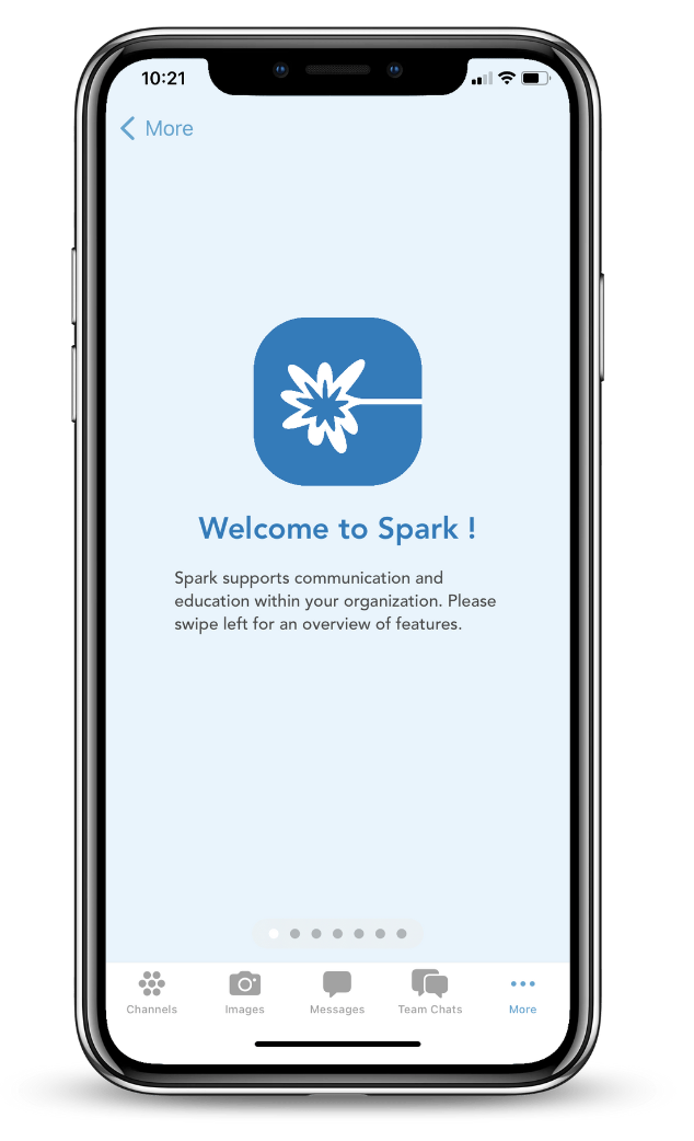 Spark app home