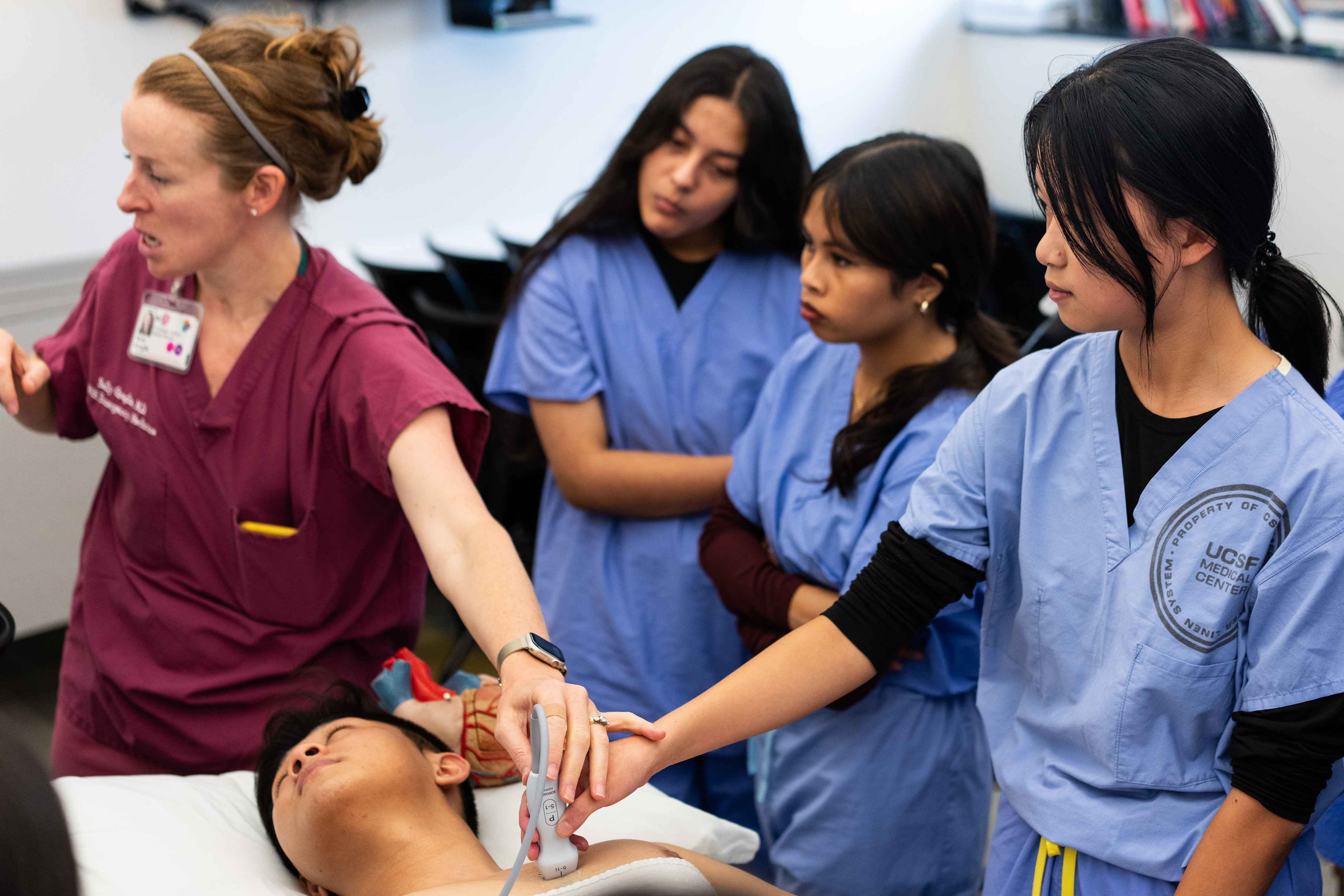 cardiac camp group demonstration